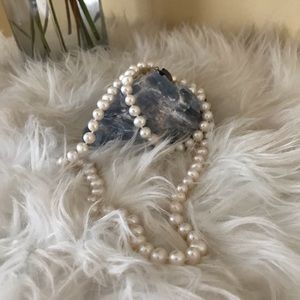 Pearl Necklace and Bracelet